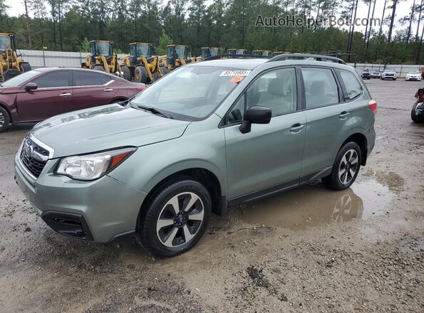 JF2SJABC2HH406721 2017 SUBARU FORESTER 2.5 Green Front left