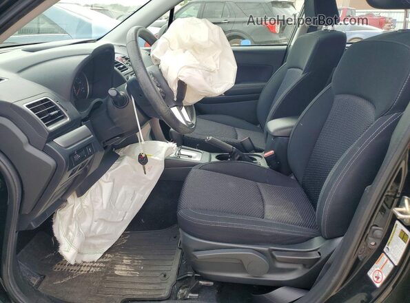 JF2SJABC2HH576061 2017 SUBARU FORESTER Черный Вид салона спереди