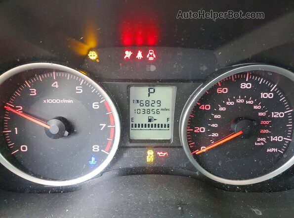 JF2SJABC3HH494873 2017 SUBARU FORESTER Синий Вид щитка приборов