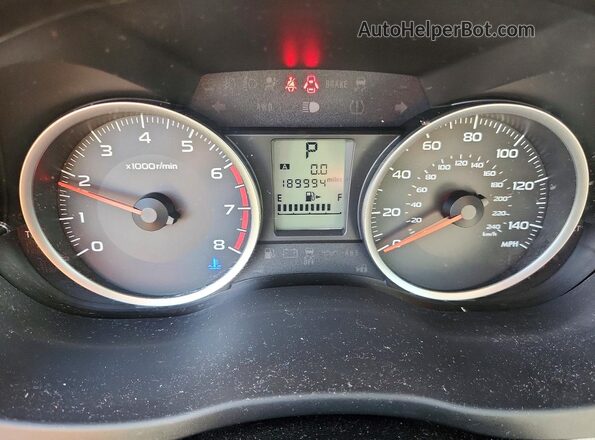 JF2SJABC3HH540654 2017 SUBARU FORESTER Silver Вид щитка приладів