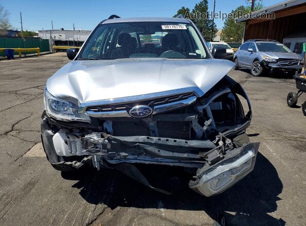 JF2SJABC3JH588337 2018 SUBARU FORESTER Silver Vista frontal