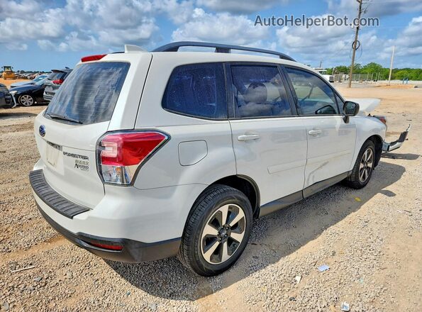 JF2SJABC4HH410947 2017 SUBARU FORESTER 2.5 Белый Задняя правая четверть