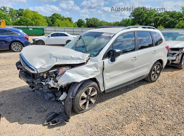 JF2SJABC4HH410947 2017 SUBARU FORESTER 2.5 Белый Передняя левая четверть