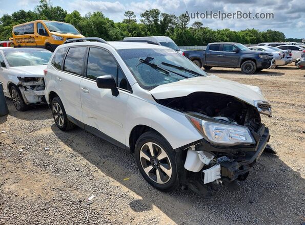JF2SJABC4HH410947 2017 SUBARU FORESTER 2.5 Белый Передняя правая четверть