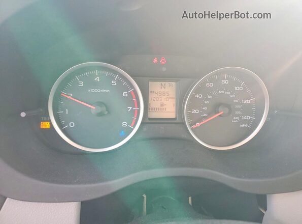 JF2SJABC4HH582492 2017 SUBARU FORESTER Teal Вид щитка приладів