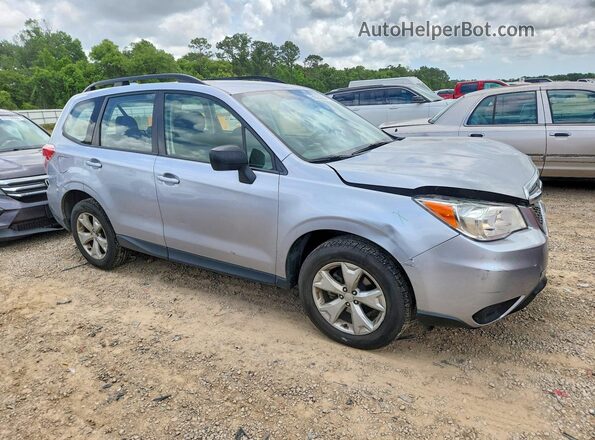 JF2SJABC5GH464742 2016 SUBARU FORESTER 2.5 Silver Przód prawy