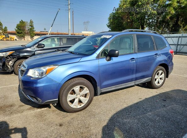 JF2SJABC5GH479919 2016 SUBARU FORESTER Синий Передняя левая четверть