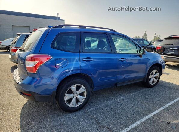JF2SJABC5GH479919 2016 SUBARU FORESTER Синий Задняя правая четверть