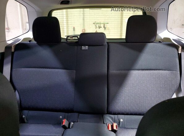 JF2SJABC5HH410147 2017 SUBARU FORESTER Black Հետևի նստատեղերի տեսք