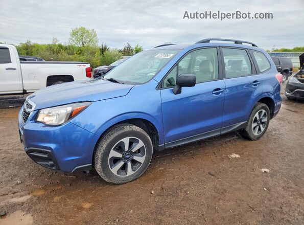 JF2SJABC5HH429264 2017 SUBARU FORESTER Синий Передняя левая четверть
