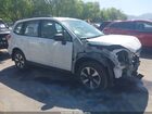 2017 Subaru Forester 2.5i White vin: JF2SJABC5HH442743