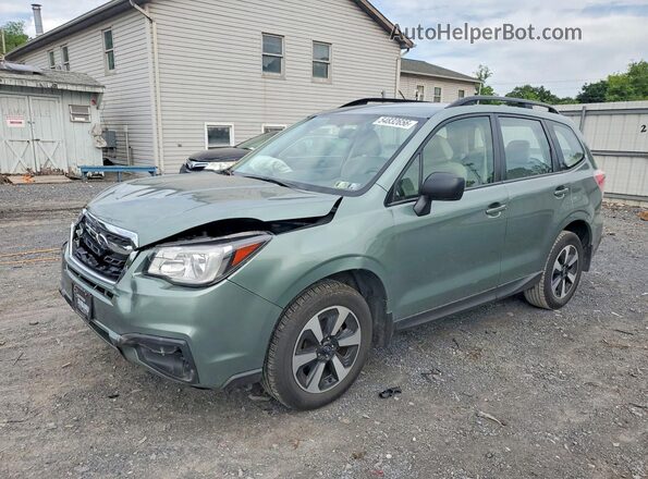 JF2SJABC5JH422286 2018 SUBARU FORESTER Green Przód lewy