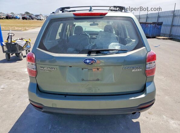 JF2SJABC6GH563571 2016 SUBARU FORESTER Зеленый Вид сзади