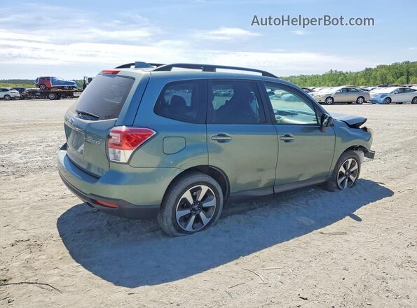 JF2SJABC6JH580846 2018 SUBARU FORESTER 2.5 Зеленый Задняя правая четверть