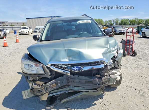 JF2SJABC6JH580846 2018 SUBARU FORESTER 2.5 Зеленый Вид спереди