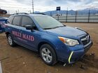 2016 Subaru Forester 2.5i Синий vin: JF2SJABC7GH434027