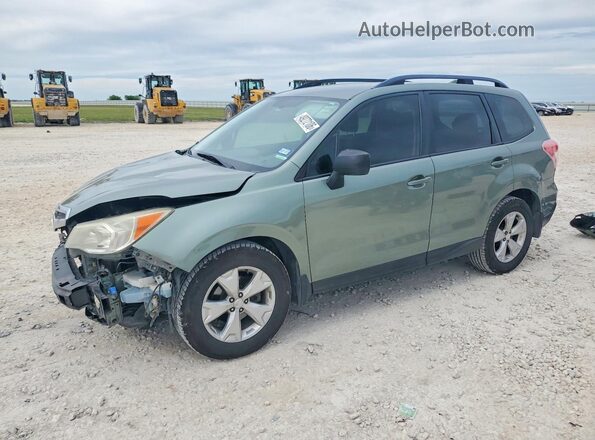 JF2SJABC7GH440751 2016 SUBARU FORESTER Green Przód lewy