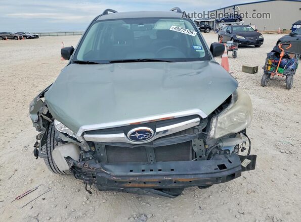 JF2SJABC7GH440751 2016 SUBARU FORESTER Green Widok z przodu