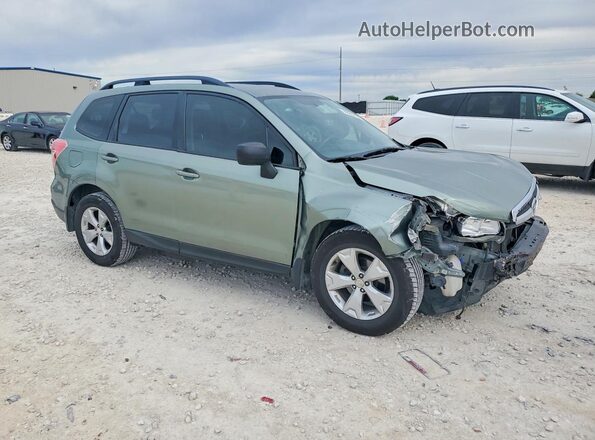 JF2SJABC7GH440751 2016 SUBARU FORESTER Green Przód prawy