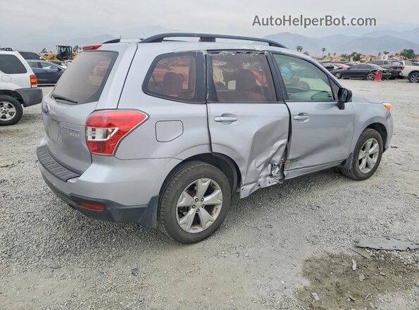 JF2SJABC7GH455556 2016 SUBARU FORESTER Серебряный Задняя правая четверть