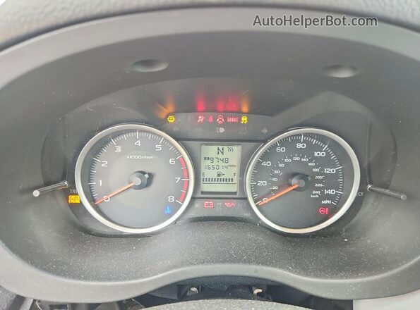 JF2SJABC7GH477265 2016 SUBARU FORESTER 2.5 Бордовый Вид щитка приборов