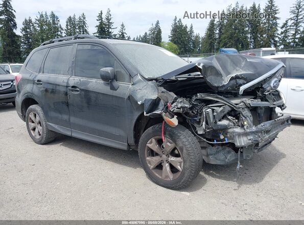 JF2SJABC7GH492896 2016 SUBARU FORESTER 2.5 Черный Передняя правая четверть