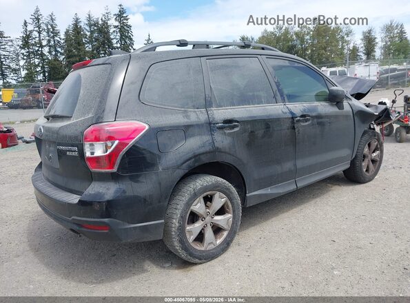 JF2SJABC7GH492896 2016 SUBARU FORESTER 2.5 Черный Задняя правая четверть