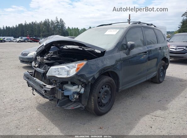 JF2SJABC7GH492896 2016 SUBARU FORESTER 2.5 Черный Передняя левая четверть