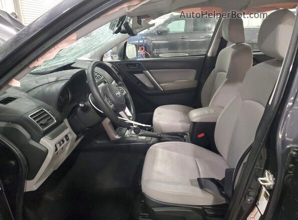 JF2SJABC7HH503557 2017 SUBARU FORESTER 2.5 Угольный Вид салона спереди