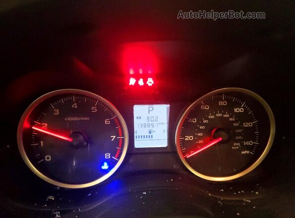 JF2SJABC7HH503557 2017 SUBARU FORESTER 2.5 Угольный Вид щитка приборов