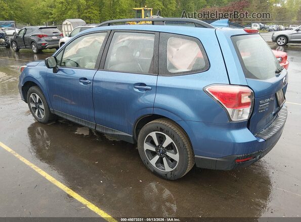 JF2SJABC7JH456472 2018 SUBARU FORESTER 2.5 Blue Tył lewy