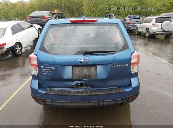 JF2SJABC7JH456472 2018 SUBARU FORESTER 2.5 Blue 