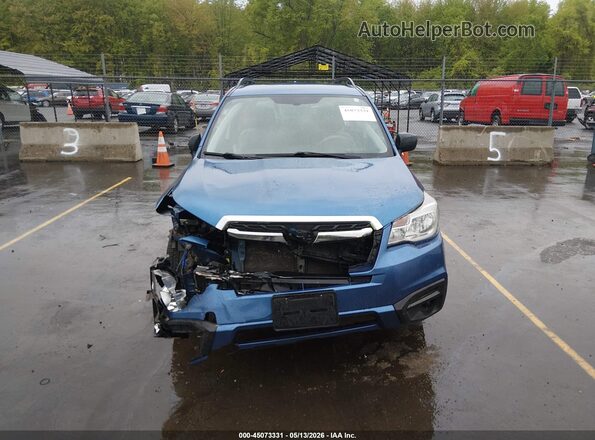 JF2SJABC7JH456472 2018 SUBARU FORESTER 2.5 Blue Widok zestawu wskaźników
