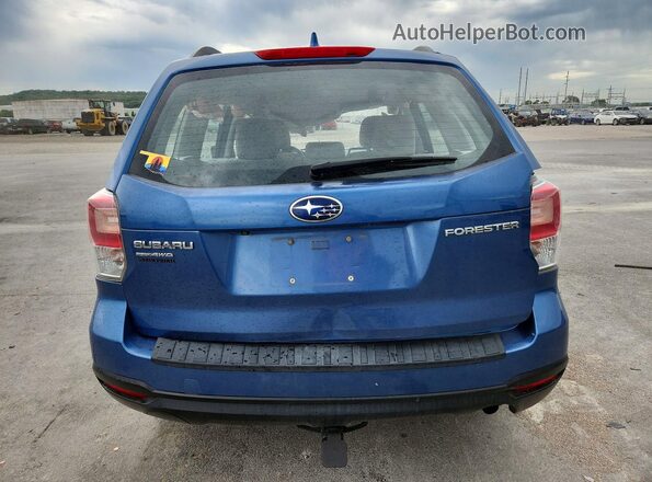 JF2SJABC7JH546558 2018 SUBARU FORESTER Blue Հետևի տեսք