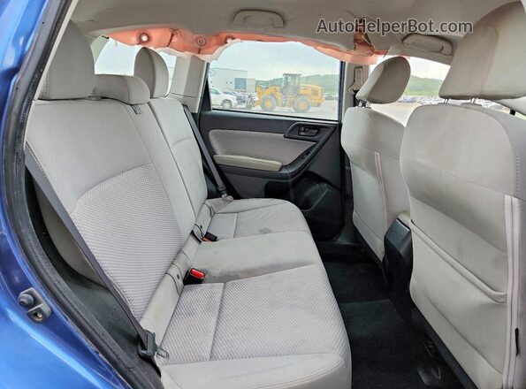 JF2SJABC7JH546558 2018 SUBARU FORESTER Blue Սալոնի հետևի տեսք