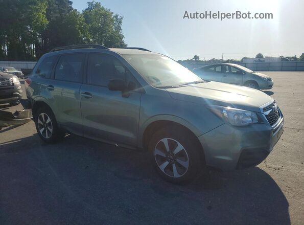 JF2SJABC8HH562195 2017 SUBARU FORESTER 2.5 Зеленый Передняя правая четверть