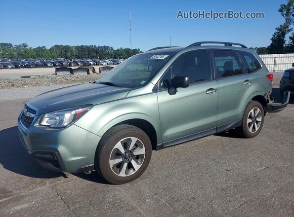 JF2SJABC8HH562195 2017 SUBARU FORESTER 2.5 Зеленый Передняя левая четверть