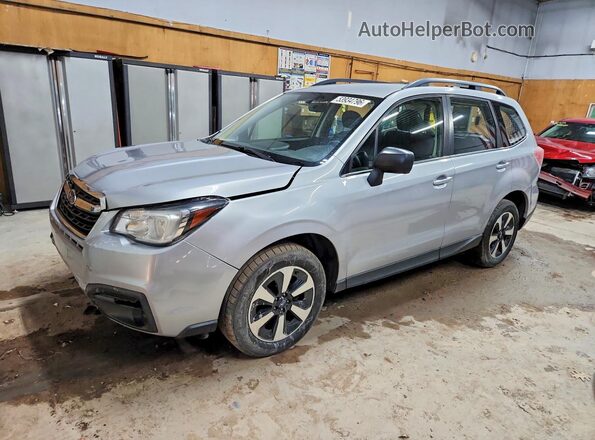 JF2SJABC8JH552661 2018 SUBARU FORESTER Серебряный Передняя левая четверть