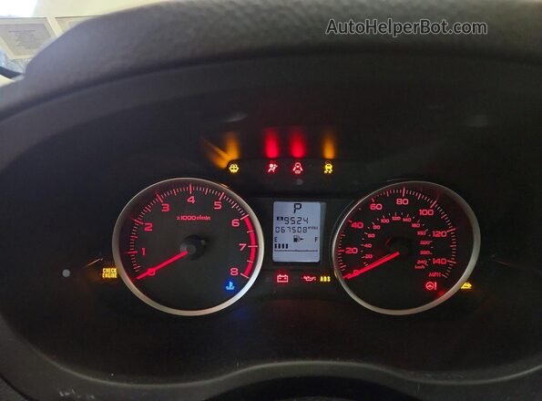 JF2SJABC9JH425367 2018 SUBARU FORESTER White Սարքավորումների վահանակի տեսք