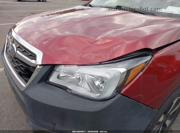 JF2SJABCXHH516738 2017 SUBARU FORESTER 2.5 Красный Вид спереди