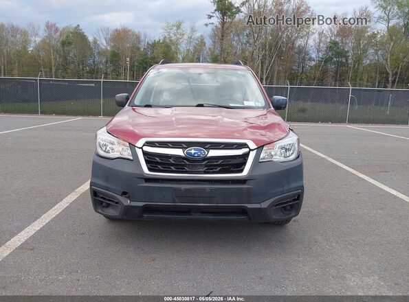 JF2SJABCXHH516738 2017 SUBARU FORESTER 2.5 Красный Вид щитка приборов