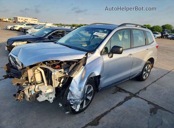 JF2SJABCXJH423286 2018 SUBARU FORESTER Серебряный Передняя левая четверть