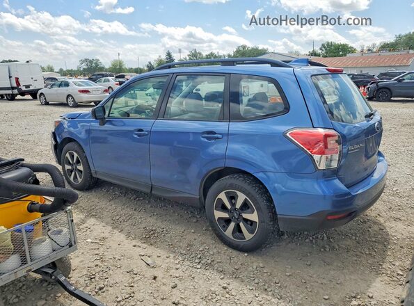 JF2SJABCXJH451573 2018 SUBARU FORESTER Blue Trasero izquierdo