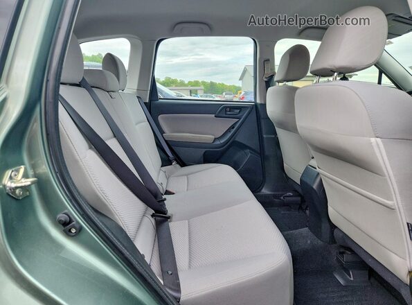 JF2SJABCXJH469457 2018 SUBARU FORESTER Зеленый Вид задней части салона