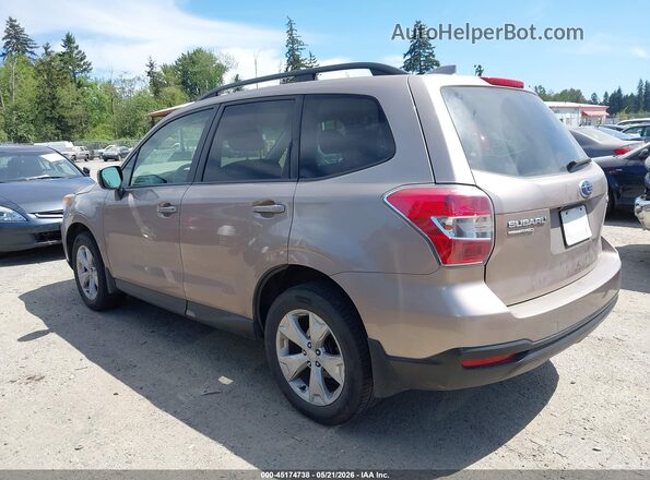JF2SJADC0GG546090 2016 SUBARU FORESTER Желто-коричневый Задняя левая четверть