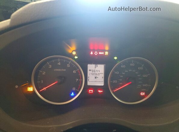 JF2SJADC1GH533035 2016 SUBARU FORESTER Белый Вид щитка приборов