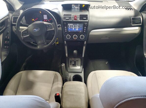 JF2SJADC1GH533035 2016 SUBARU FORESTER Белый Вид панели приборов
