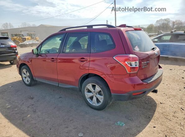 JF2SJADC2GH457776 2016 SUBARU FORESTER Красный Задняя левая четверть