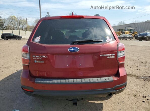 JF2SJADC2GH457776 2016 SUBARU FORESTER Красный Вид сзади