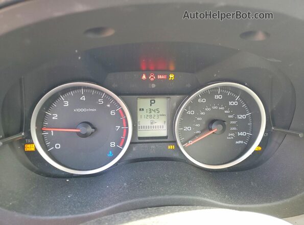 JF2SJADC2GH457776 2016 SUBARU FORESTER Красный Вид щитка приборов